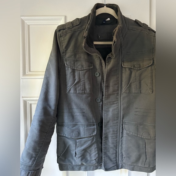H&M jacket / army jacket (green) - Picture 4 of 12